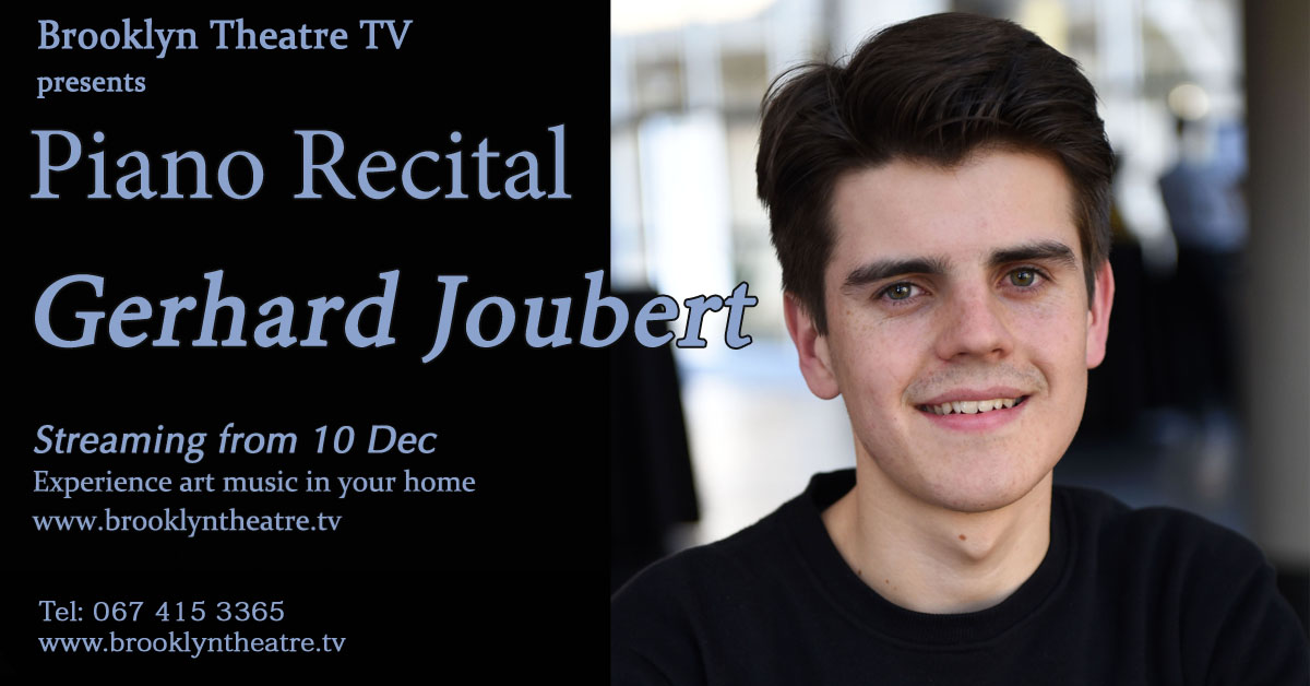 Gerhard Joubert Piano Recital Thumbnail