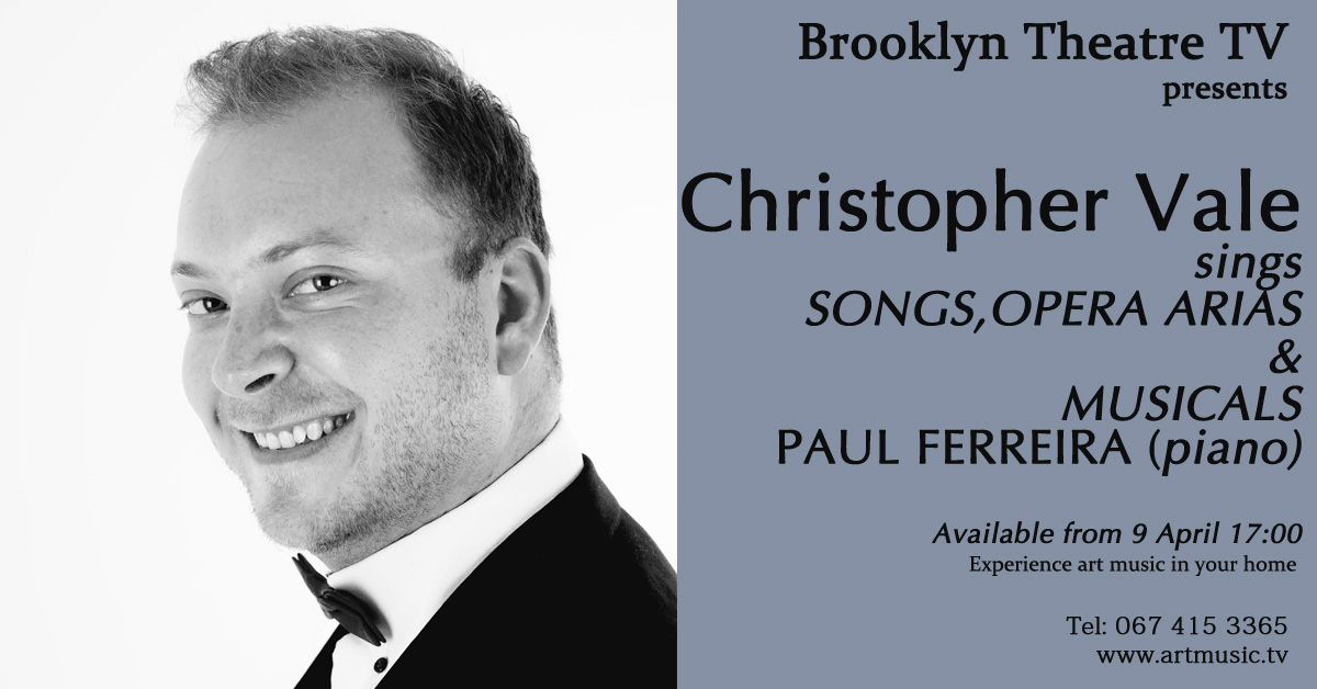 Songs, Opera Arias and Musicals. Christopher Vale Thumbnail